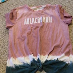 Abercrombie tie dye t shirt